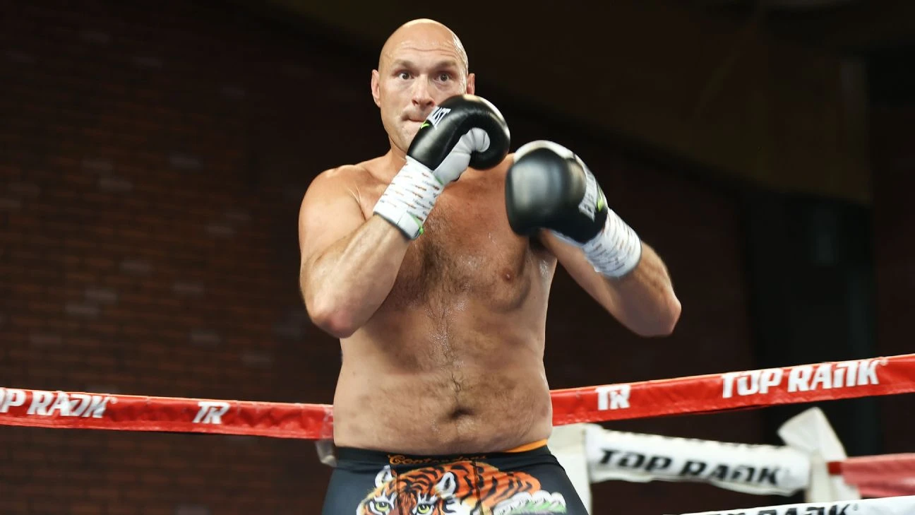 Tyson Fury Hits 18st 11lb Target Weight For April 11 Comeback